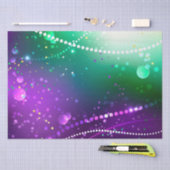 Mardi Gras Feestelijke Paarse Achtergrond Tissuepapier (Craft)