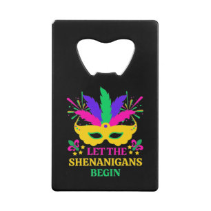 Mardi Gras Festival laat de shenganins beginnen Kredietkaart Flessenopener