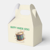 Mardi Gras Festive Drum Bedankdoosjes (Achterkant)