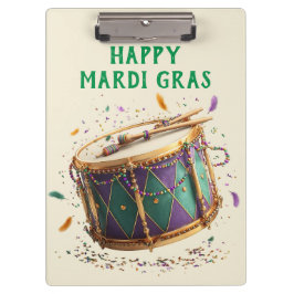 Mardi Gras Festive Drum Klembord