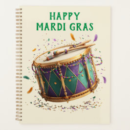 Mardi Gras Festive Drum Planner