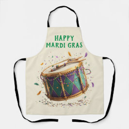 Mardi Gras Festive Drum Schort