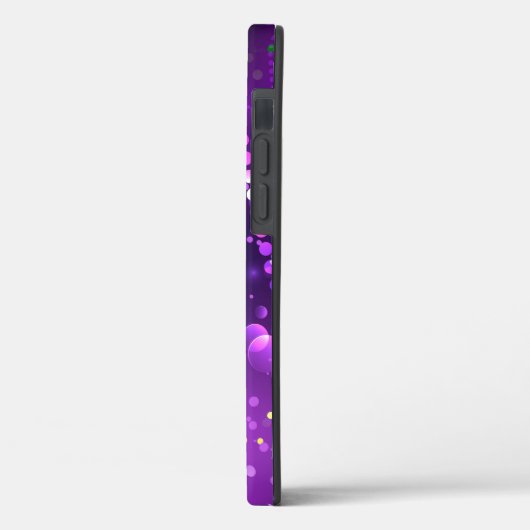 Mardi Gras Festive Paarse Achtergrond Case-Mate iPhone Case (Achterkant / Links)