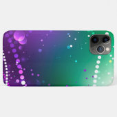 Mardi Gras Festive Paarse Achtergrond Case-Mate iPhone Case (Achterkant (horizontaal))