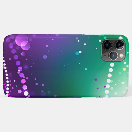Mardi Gras Festive Paarse Achtergrond Case-Mate iPhone Case (Achterkant (horizontaal))