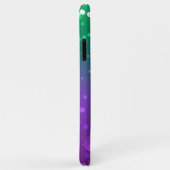 Mardi Gras Festive Paarse Achtergrond Case-Mate iPhone Case (Achterkant/rechts)