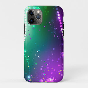 Mardi Gras Festive Paarse Achtergrond iPhone 11 Pro Hoesje