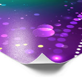 Mardi Gras Festive Paarse Achtergrond Foto Afdruk (Hoek)