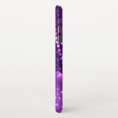 Mardi Gras Festive Paarse Achtergrond iPhone Hoesje (Linkerkant)