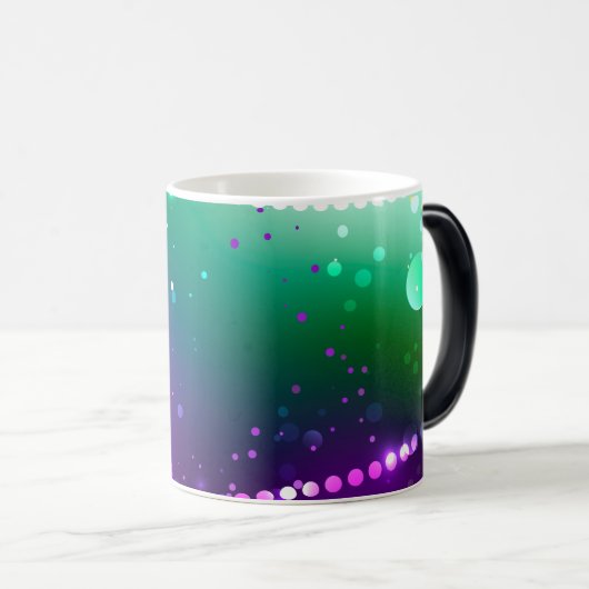 Mardi Gras Festive Paarse Achtergrond Magische Mok (Voorkant rechts)