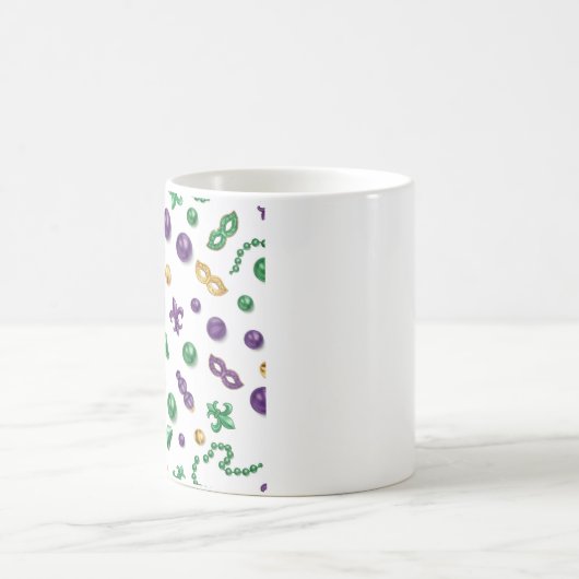 Mardi Gras Festive Pattern Mug (Centre)