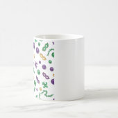 Mardi Gras Festive Pattern Mug Koffiemok (Center)