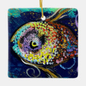 Mardi Gras Fish Ornament (Voorkant)