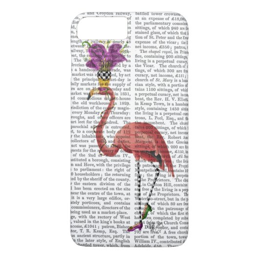 Mardi Gras Flamingo Full Case-Mate iPhone Case (Achterkant)