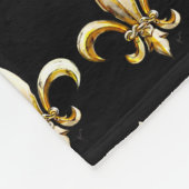 Mardi Gras Fleece Lap Deken voor Rolstoel (Hoek)