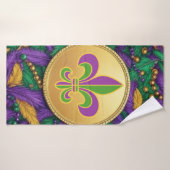 Mardi Gras Fleur de lis (Serviette de bain)