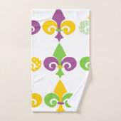 Mardi Gras Fleur de Lis Bad Handdoek (Handdoek)