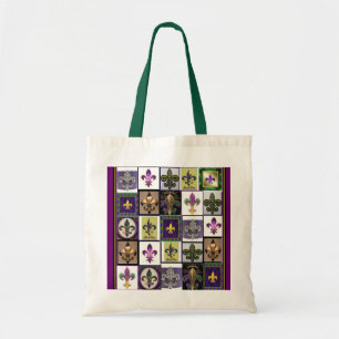 Mardi Gras Fleur De Lis Canvas tas