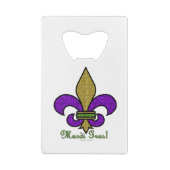 Mardi Gras Fleur De Lis Coloré (Dos)