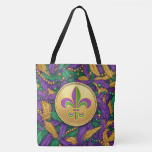 Mardi Gras Fleur de lis Draagtas