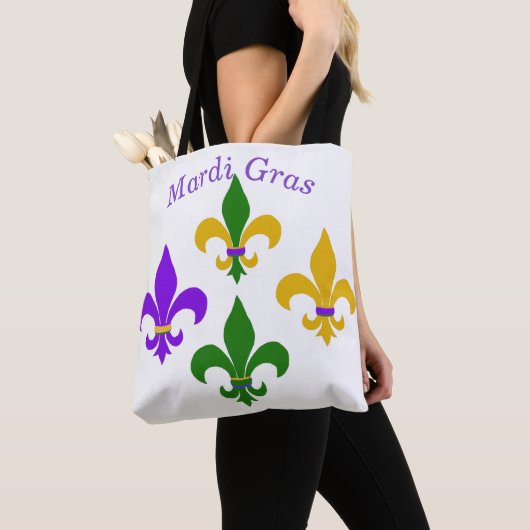 Mardi Gras Fleur de Lis Draagtas (Dichtbij)