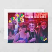 Mardi Gras Fleur De Lis Foto Briefkaart (Voorkant / Achterkant)