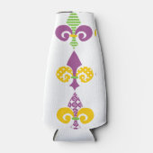 Mardi Gras Fleur de Lis Glacière de bouteilles (Devant)