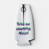 Mardi Gras Fleur de Lis Glacière de bouteilles (Dos)