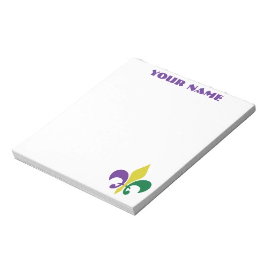 Mardi Gras ~ Fleur De Lis Notitieblok (Gedraaid)