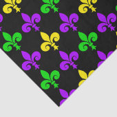 Mardi Gras Fleur de Lis Pattern Tissuepapier (Detail)