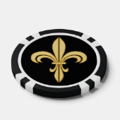 Mardi Gras Fleur De Lis Poker Chips (Enkel)