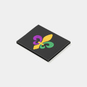 Mardi Gras Fleur De Lis Post-it® Notes (Schuin)