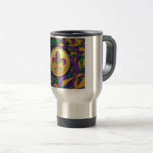 Mardi Gras Fleur de lis Reisbeker