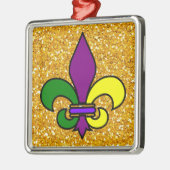 Mardi Gras - Fleur de Lis - SRF Metalen Ornament (Links)