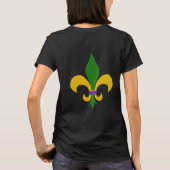 Mardi Gras Fleur de Lis T-shirt (Achterkant)