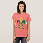 Mardi Gras ~ Fleur De Lis T-shirt (Voorkant volledig)