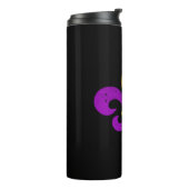 Mardi Gras Fleur De Lis Thermosbeker (Gedraaid links)
