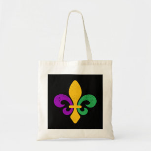 Mardi Gras Fleur De Lis Tote Bag