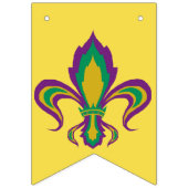 Mardi Gras Fleur De Lis Vlaggetjes (Derde vlag)