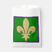 Mardi Gras Fleur-de-Lys Favorise Les Sacs (Devant)