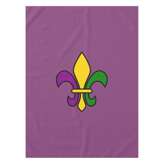 Mardi Gras fleur-de-lys Tafelkleed (Voorkant)