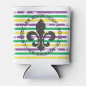 Mardi Gras Fleur di Lis Blikjeskoeler (Voorkant)