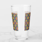 Mardi gras fleur di Lis Glas (Rechts)