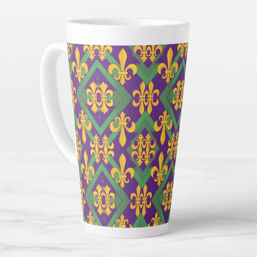 Mardi gras fleur di Lis Latte Mok (Linkerhoek)