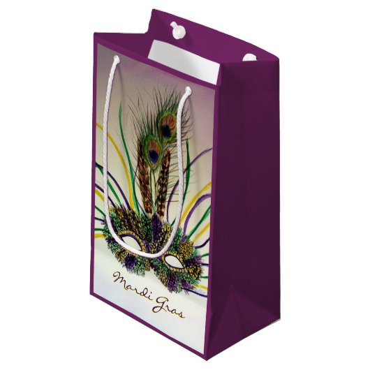 Mardi Gras Fleur Masque Fête Faveurs Sac Cadeau (Devant Angle)
