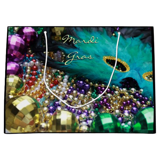 Mardi Gras Fleur Masque Fête Favoriser Sacs Cadeau (Devant)