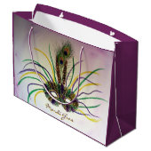 Mardi Gras Fleur Masque Fête Favoriser Sacs Cadeau (Dos Angle)