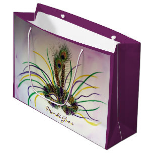 Mardi Gras Fleur Masque Fête Favoriser Sacs Cadeau