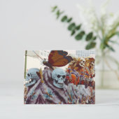 Mardi Gras Float Briefkaart (Staand voorkant)