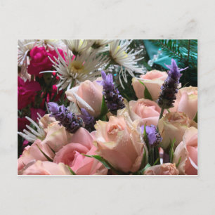 Mardi Gras Flowers briefkaart ©dianeheller2019